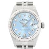 ロレックス デイトジャスト 69174G ブルーグラデーション ステンレススチール+ホワイトゴールド 26mm