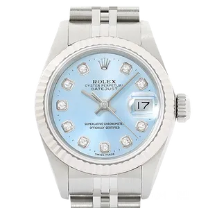 【2026年02月】ロレックス デイトジャスト 69174G ステンレススチール+ホワイトゴールド 26mm ブルーグラデーション 中古品