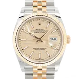 ロレックス デイトジャスト 126233 シャンパン ステンレススチール+イエローゴールド 36mm