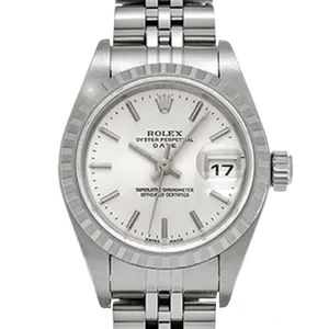 【2023年05月】ロレックス オイスターパーペチュアルレディ デイト 79240 ステンレススチール 26mm シルバー 中古品