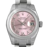 ロレックス デイトジャスト 179160 ピンク ステンレススチール 26mm