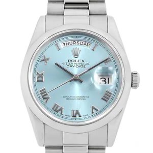 【2026年02月】ロレックス デイデイト 118206 プラチナ 39mm シルバー 中古品