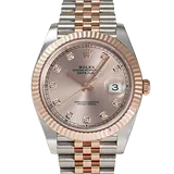 ロレックス デイトジャスト 126331G サンダスト ステンレススチール+エバーローズゴールド 41mm