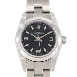 【2025年08月】ロレックス オイスターパーペチュアル 76080 ステンレススチール 24mm ブラック 中古品