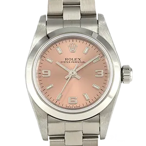 【2022年09月】ロレックス オイスターパーペチュアル 76080 ステンレススチール 24mm ピンク 中古品