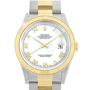 【2022年09月】ロレックス デイトジャスト 16263 ステンレススチール+イエローゴールド 36mm ホワイト 中古品