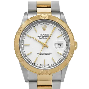 【2022年05月】ロレックス デイトジャスト 16263 ステンレススチール+イエローゴールド 36mm ホワイト 中古品