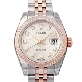 ロレックス デイトジャスト 179171G シルバーコンピューター ステンレススチール+エバーローズゴールド 26mm