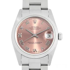 ロレックス デイトジャスト 68240 ピンク 新品