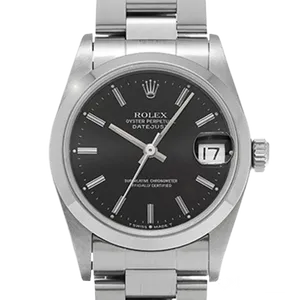 【2022年12月】ロレックス デイトジャスト 68240 ステンレススチール 31mm ブラック 中古品