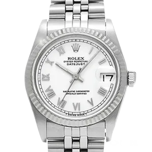 【2022年07月】ロレックス デイトジャスト 68274 ステンレススチール 31mm ホワイト 中古品