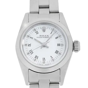 【2026年05月】ロレックス オイスターパーペチュアル 67180 ステンレススチール 24mm ホワイト 中古品