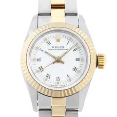 ロレックス オイスターパーペチュアル 67193 ホワイト 新品