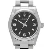 ロレックス オイスターパーペチュアル 67480 ブラック ステンレススチール 28mm