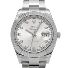 ロレックス デイトジャスト 116334G シルバー 新品