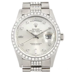 ロレックス デイデイト 18349A シルバー 新品