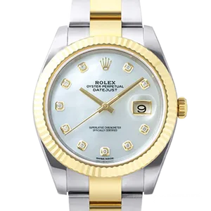 【2026年07月】ロレックス デイトジャスト 126333NG ステンレススチール+イエローゴールド 41mm ホワイトシェル 中古品