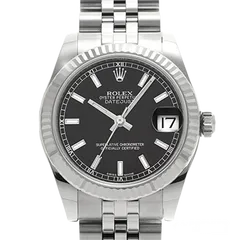 ロレックス デイトジャスト 178274 ブラック 新品