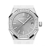 オーデマピゲ ロイヤルオーク 15551ST.ZZ.1356ST.06 グレー ステンレススチール 37mm