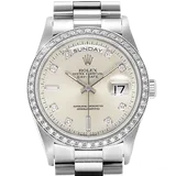 ロレックス デイデイト 18346 シルバー プラチナ 36mm