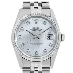 ロレックス デイトジャスト 16234NG ホワイトシェル 新品