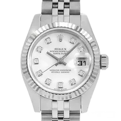 ロレックス デイトジャスト 179174NG ホワイトシェル 新品