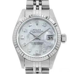 ロレックス デイトジャスト 79174NG ホワイトシェル 新品