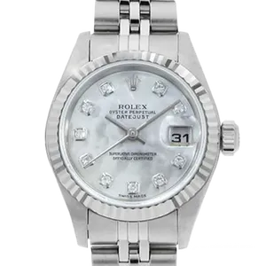 【2025年12月】ロレックス デイトジャスト 79174NG ステンレススチール+ホワイトゴールド 24mm ホワイトシェル 中古品