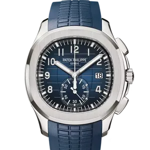 【2022年06月】パテックフィリップ アクアノートクロノグラフ 5968G-001 ホワイトゴールド 42.2mm ブル－ 未使用品