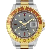 ロレックス GMTマスター2 16713RG シャンパン ステンレススチール+イエローゴールド 40mm