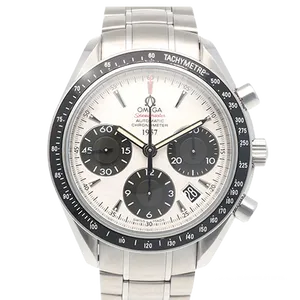 【2022年10月】オメガ スピードマスター 323.30.40.40.02.001 ステンレススチール 40ｍｍ ホワイト 中古品