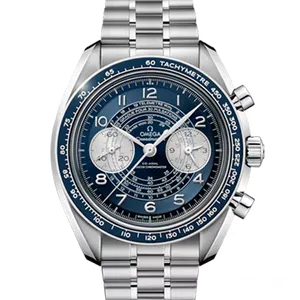 【2023年04月】オメガ スピードマスター クロノスコープ コーアクシャル マスタークロノメーター クロノグラフ 329.30.43.51.03.001 ステンレススチール 43mm ブル﻿ー 中古品