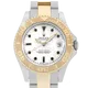 ロレックス ヨットマスター1 68623 ホワイト 35mm ステンレススチール+イエローゴールド