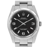 ロレックス オイスターパーペチュアル 116034 ブラック ステンレススチール 36mm