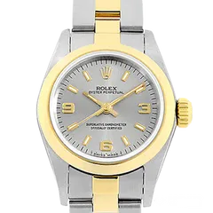 ロレックス オイスターパーペチュアル 67183 グレー 新品