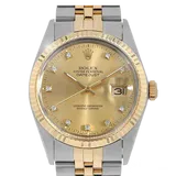 ロレックス デイトジャスト 16013 シャンパン ステンレススチール+イエローゴールド 36mm