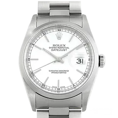 ロレックス デイトジャスト 16200 ホワイト 新品
