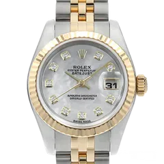 ロレックス デイトジャスト 179173NG ホワイトシェル 新品