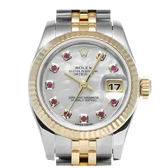 ロレックス デイトジャスト 179173NGR ホワイトシェル 新品