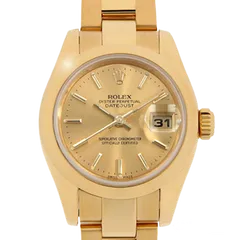 ロレックス デイトジャスト 179168 シャンパン 新品