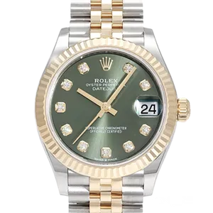 【2026年08月】ロレックス デイトジャスト 278273G イエローゴールド 31mm グリーン 新品