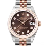 ロレックス デイトジャスト 278271G チョコレート ステンレススチール+エバーローズゴールド 31