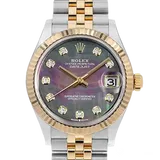 ロレックス デイトジャスト 278273NG ブラックシェル ステンレススチール+イエローゴールド 31mm