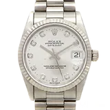 ロレックス デイトジャスト 68279G シルバー ホワイトゴールド 31mm