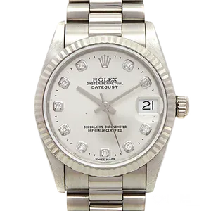 【2025年11月】ロレックス デイトジャスト 68279G ホワイトゴールド 31mm シルバー 中古品
