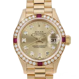 ロレックス デイトジャスト 69068G シャンパン イエローゴールド 26mm