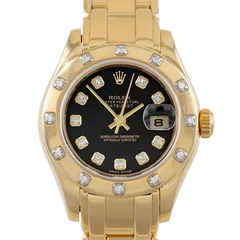 ロレックス デイトジャスト 69318 ブラック 新品