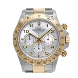 ロレックス デイトナ 16523NA ホワイトシェル ステンレススチール+イエローゴールド 40mm