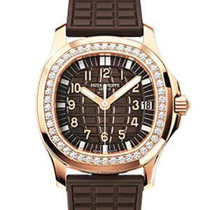 【2022年09月】パテックフィリップ アクアノート 5068R-001 ピンクゴールド	 35.6mm	 ブラウン 中古品