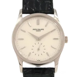 【2022年01月】パテックフィリップ カラトラバ 3796G-001 ホワイトゴールド 30mm ホワイト 中古品
